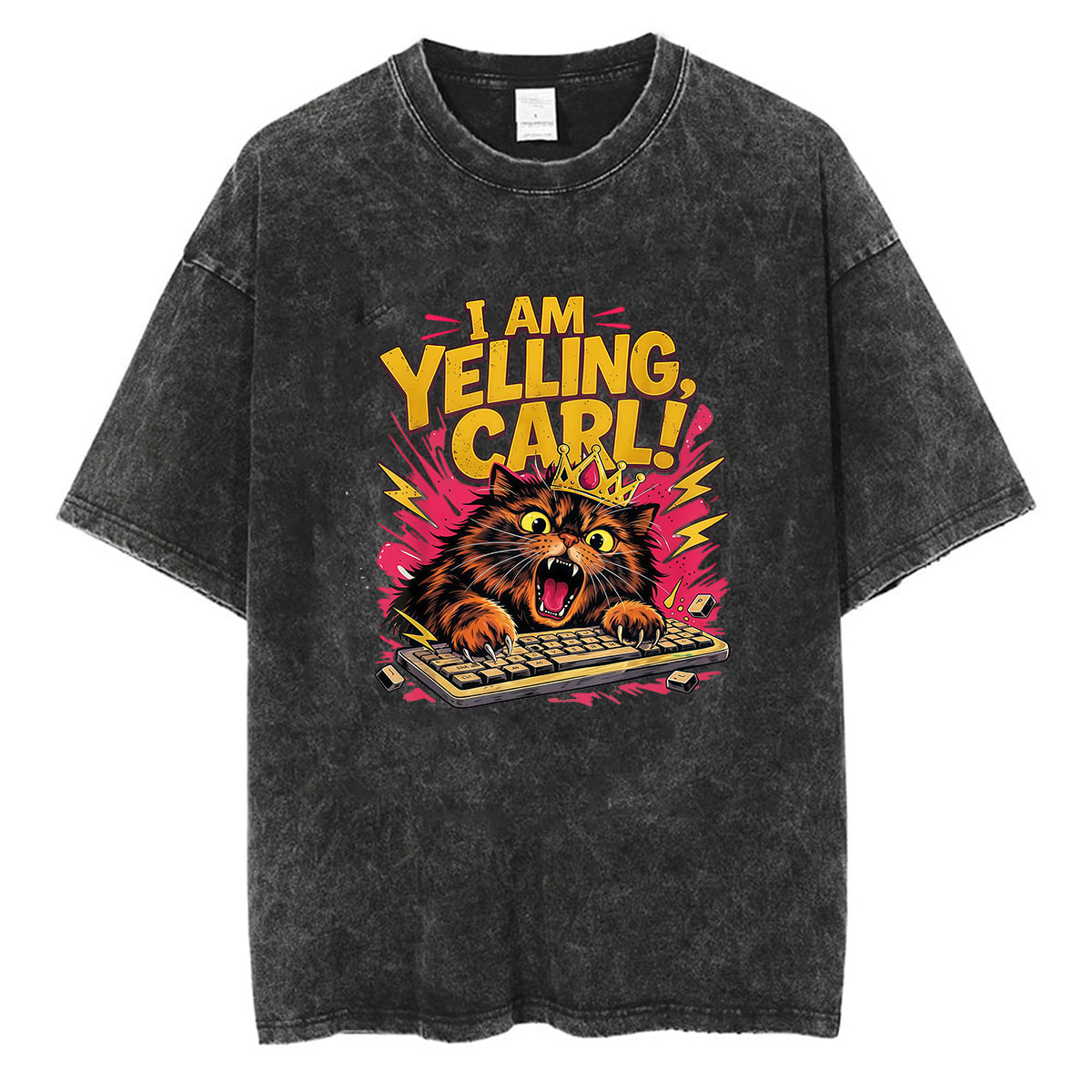 Retro Gaming T Shirt - I Am Yelling Carl Dungeon Crawler