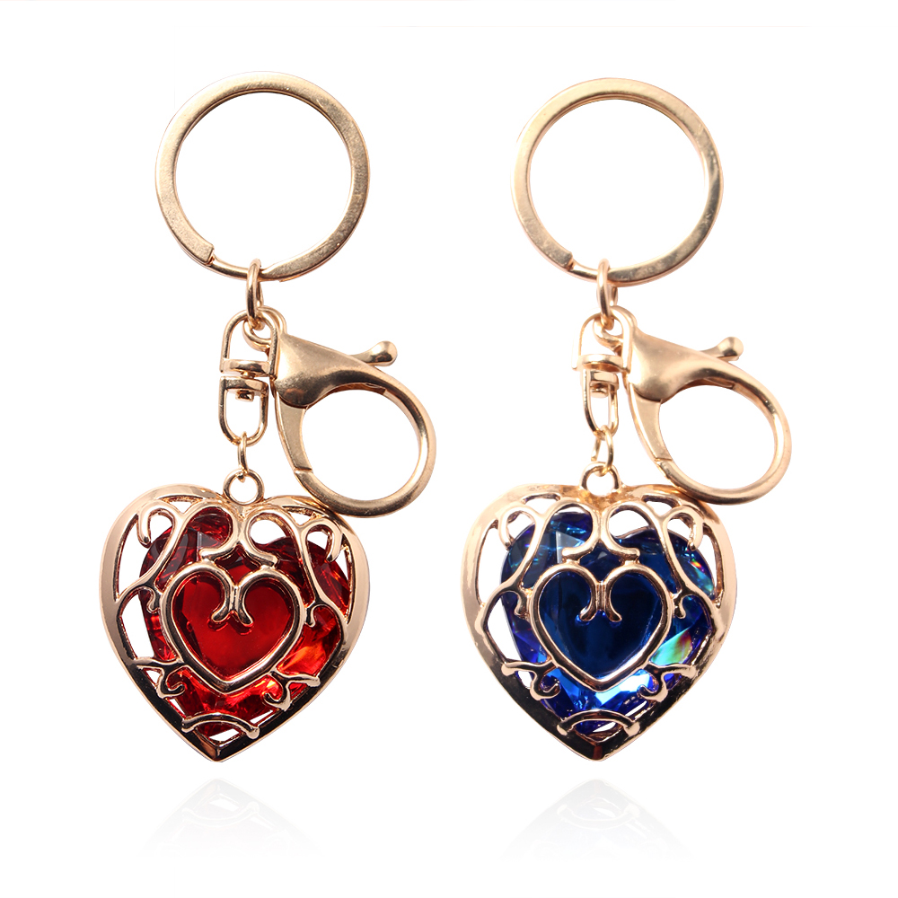 Retro Gaming Keychain - Zeldas Link Skyward Sword Red Heart