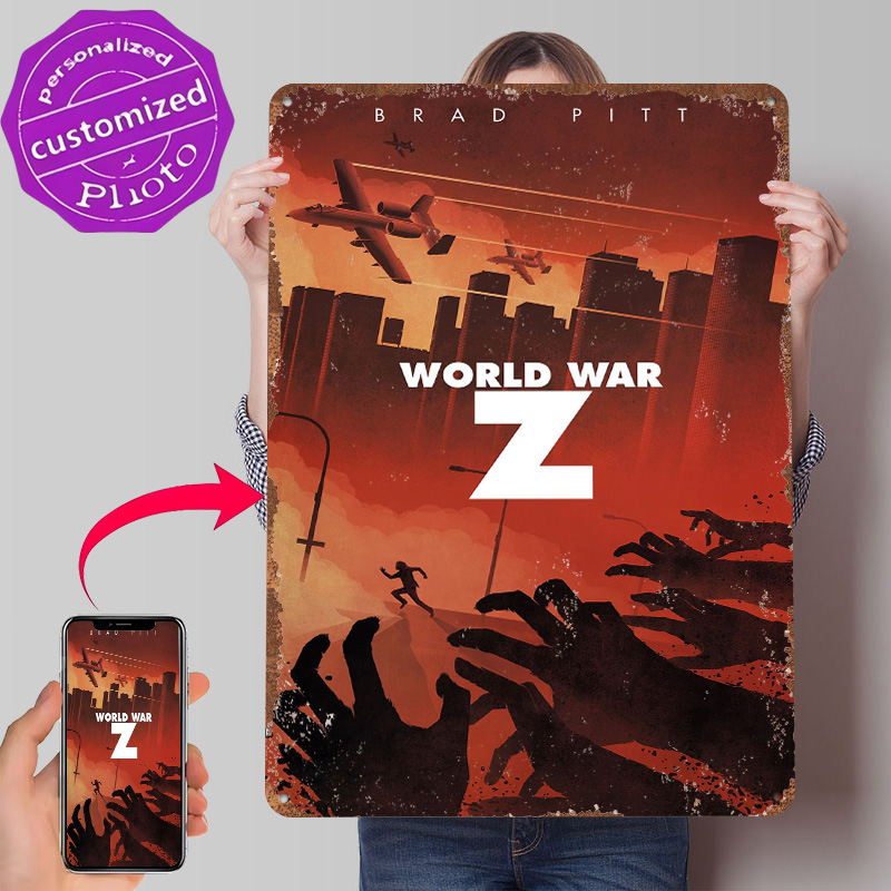 World Of Retro Gaming - World War Z Alternative Metal Poster