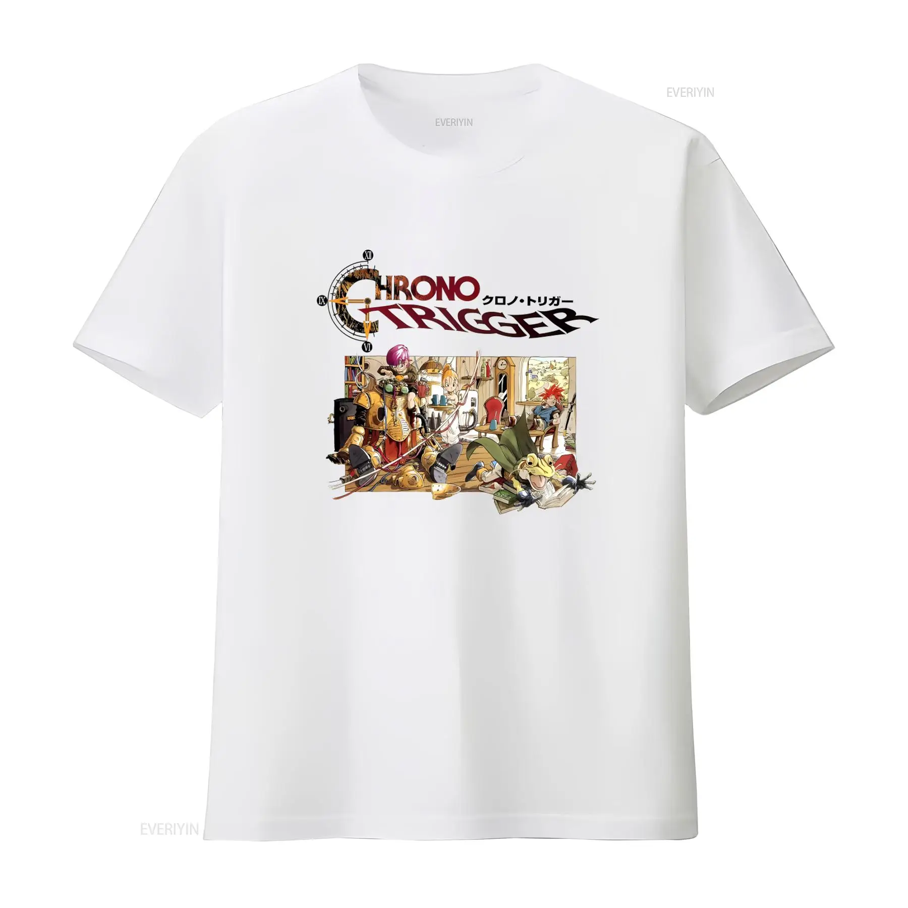 Retro Gaming Videos - Chrono Trigger Video Game Logo T