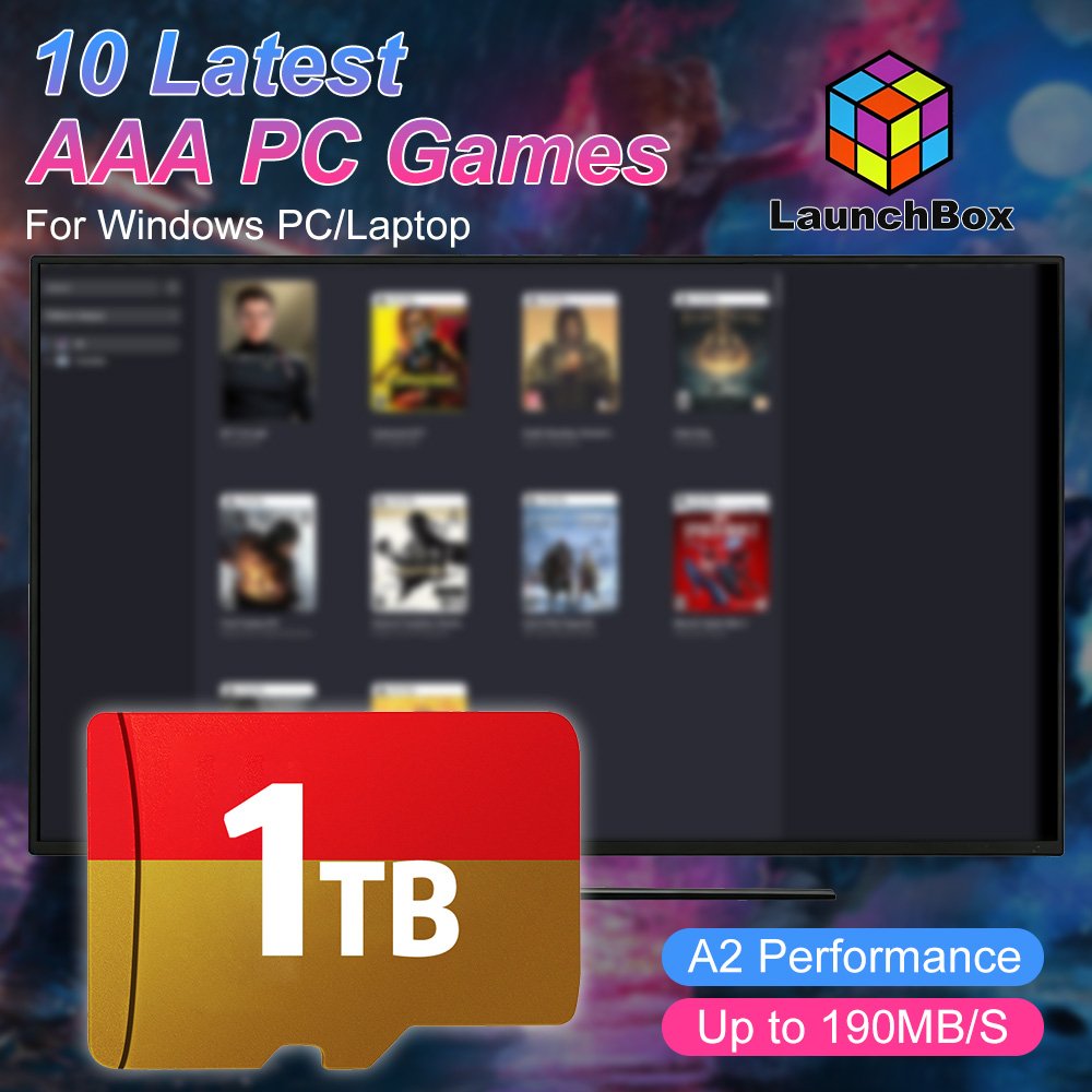 Retro Pc Gaming - JMachen 1TB Game TF Card Built