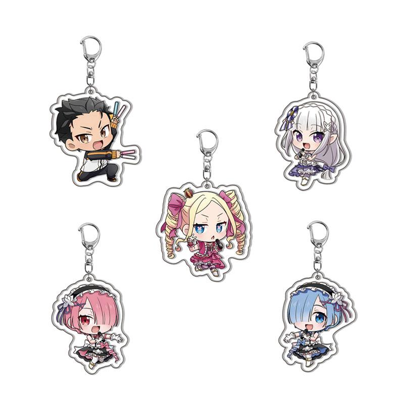Retro Gaming Keychain - Re Zero Starting Life in Another