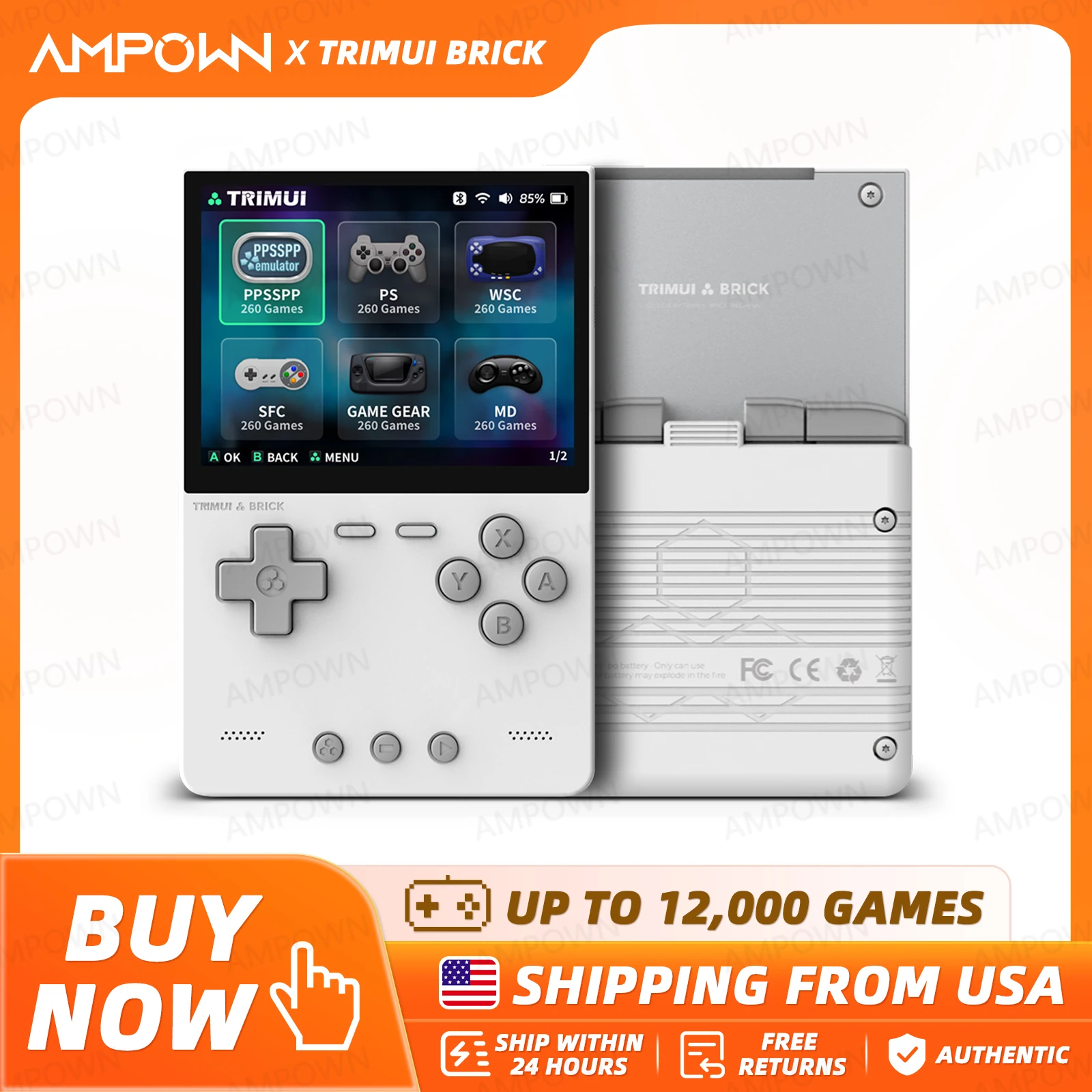 Retro Gaming Usb - TRIMUI BRICK Handheld Game Console 3.2''