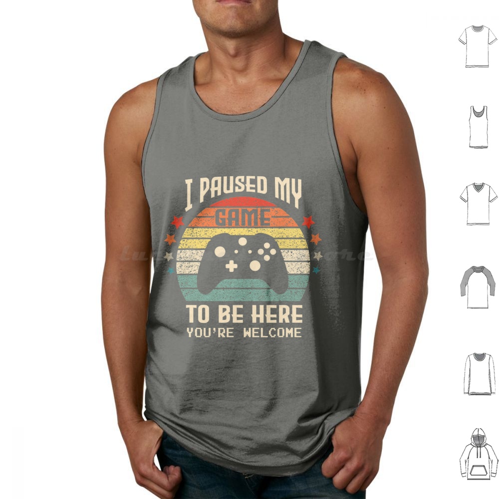 Retro Gaming Gifts For Men - I Paused My Game To Be