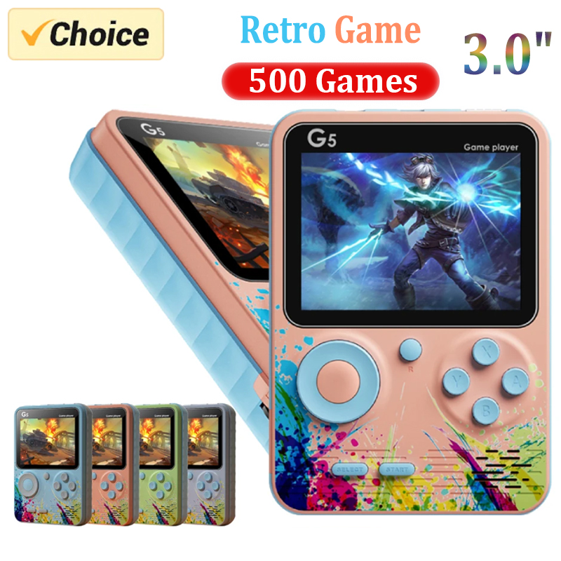Retro Gaming Images - G5 Retro Handheld Game Console With