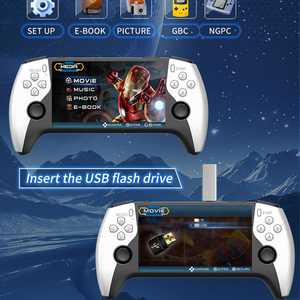 2026 New SF3500 5 Inch Handhel - огляд і ціна Retro Gaming Usb