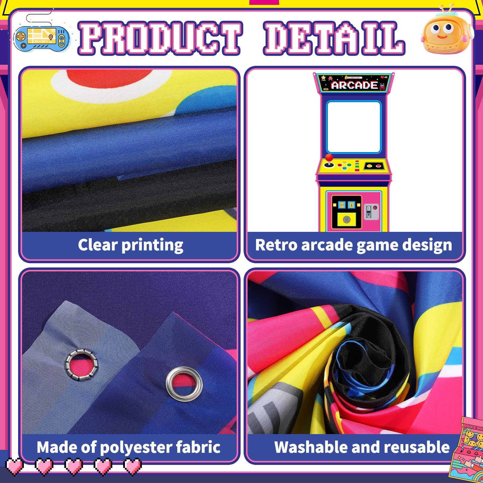 Retro Video Gaming Fabric Arca - огляд і ціна Retro Gaming Videos