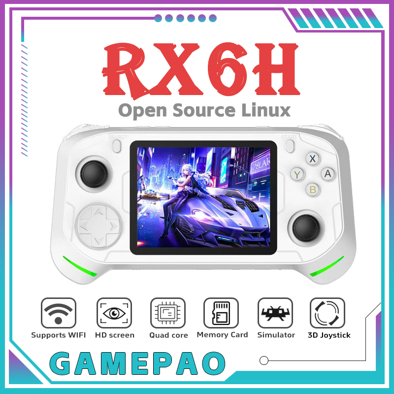 Open Source RX6H Retro Handhel - огляд і ціна Retro Gaming Images