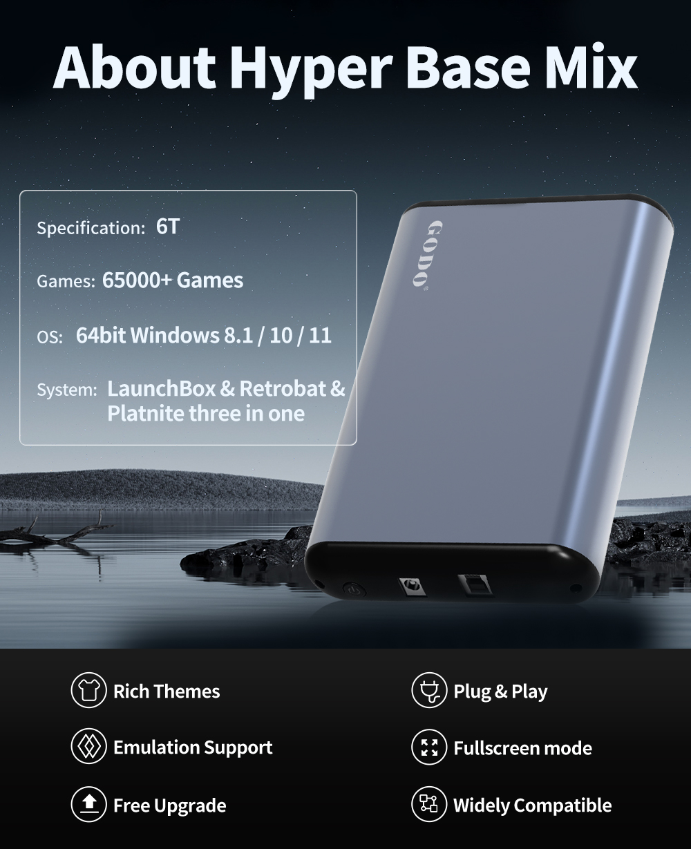 JMachen 6TB Portable Gaming HD - огляд і ціна Retro Gaming Hdd