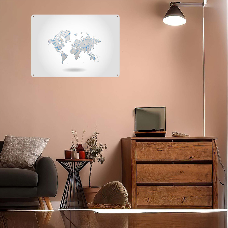 World Map Tinplate Poster Cust - огляд і ціна World Of Retro Gaming