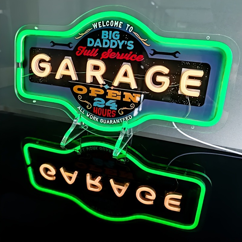Retro Garage LED Neon Sign UV  - огляд і ціна Retro Gaming Usb