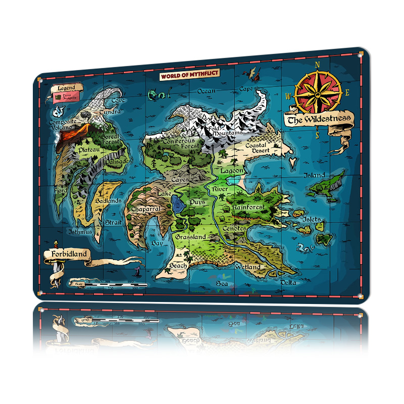 World of Mythflict Fantasy Map - огляд і ціна World Of Retro Gaming