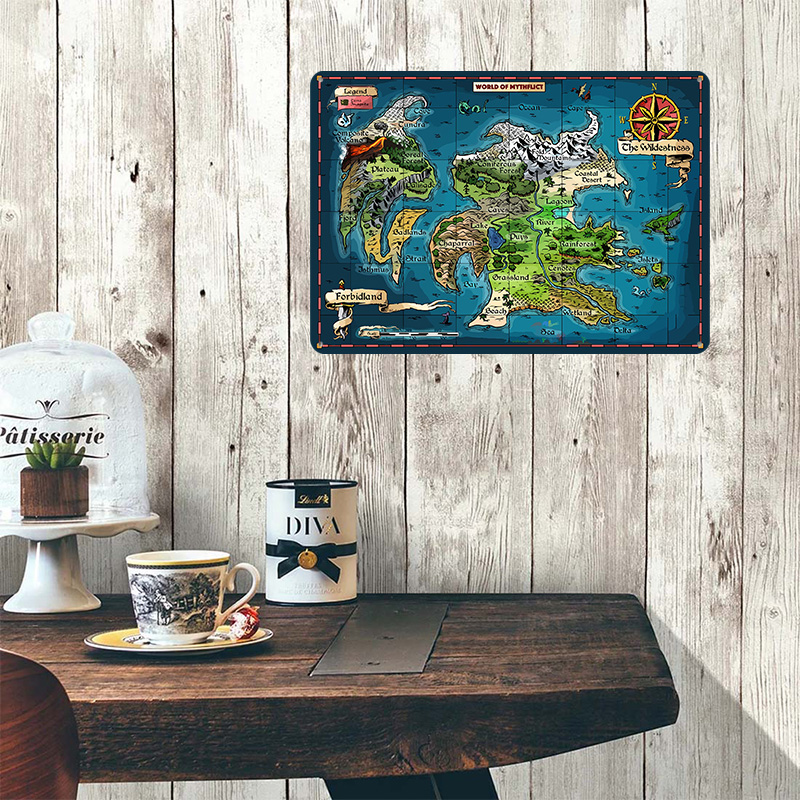 World of Mythflict Fantasy Map - огляд і ціна World Of Retro Gaming