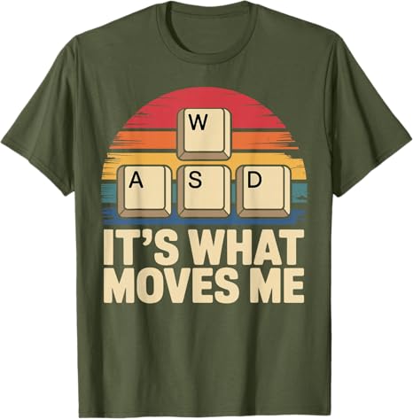 Retro WASD Gaming Keys Funny P - огляд і ціна Retro Gaming Gifts For Men