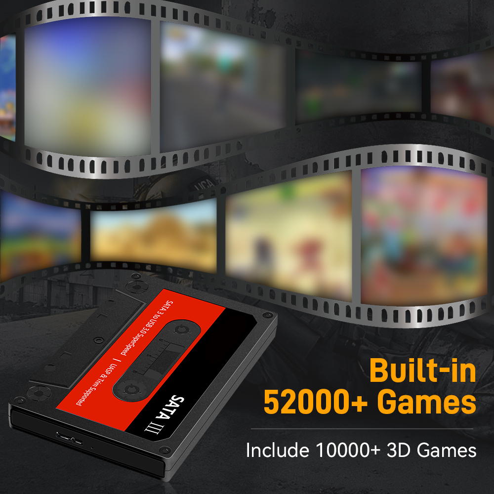 Batocera 500G/2T Emulator Game - огляд і ціна Retro Gaming Hdd