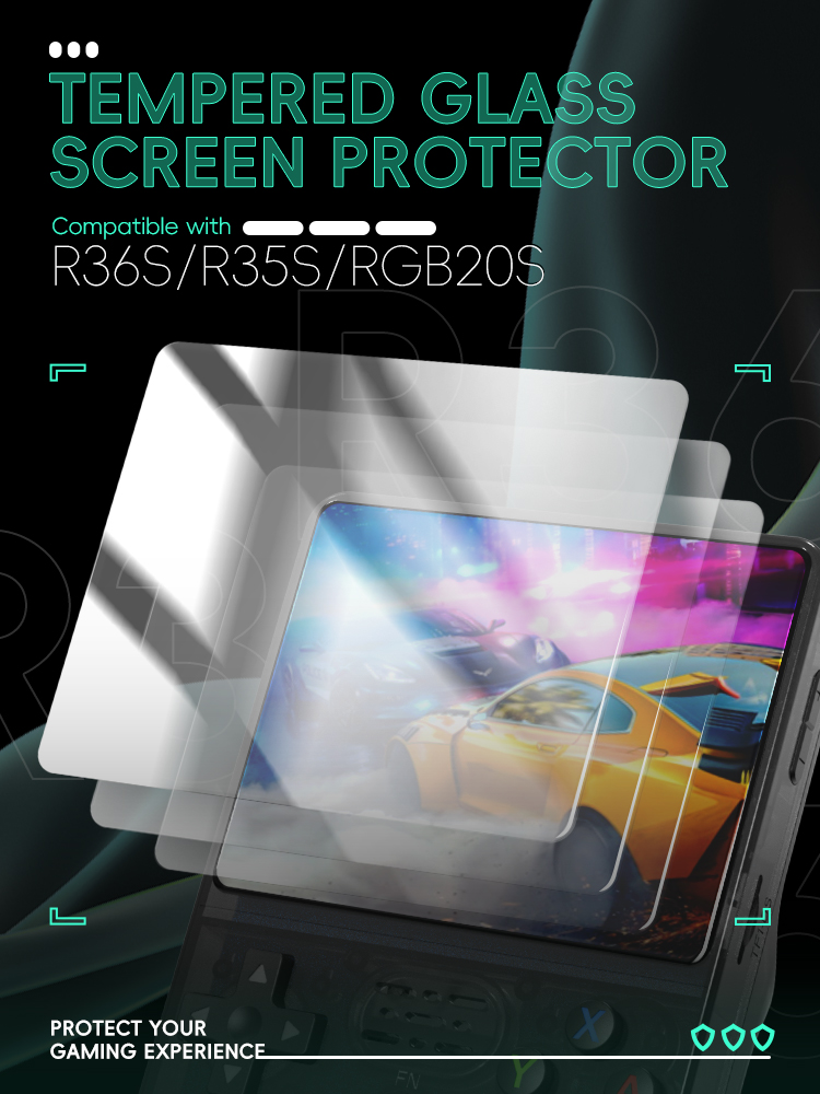 DATA FROG R36S Screen Protecto - огляд і ціна Retro Gaming Images