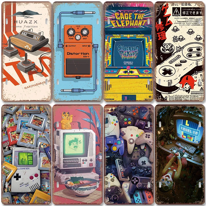 Vintage Gaming Metal Sign Retr - огляд і ціна Retro Gaming For Tv