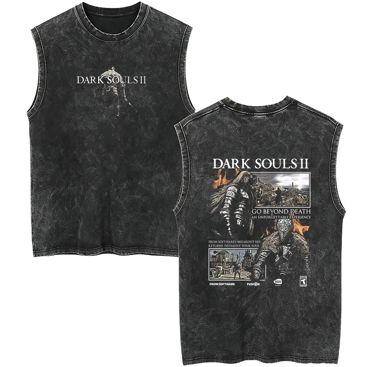 Washed Vintage Game Dark Souls - огляд і ціна Retro Gaming T Shirt