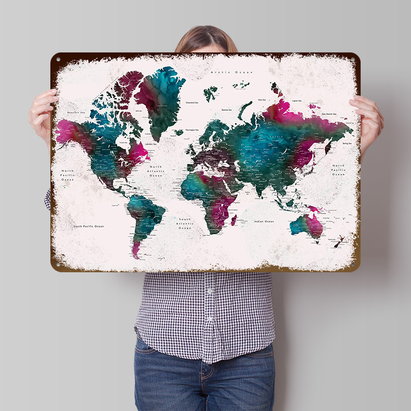 Detailed World Map Iskha Light - огляд і ціна World Of Retro Gaming