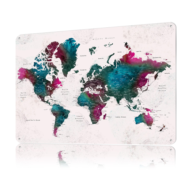 Detailed World Map Iskha Light - огляд і ціна World Of Retro Gaming