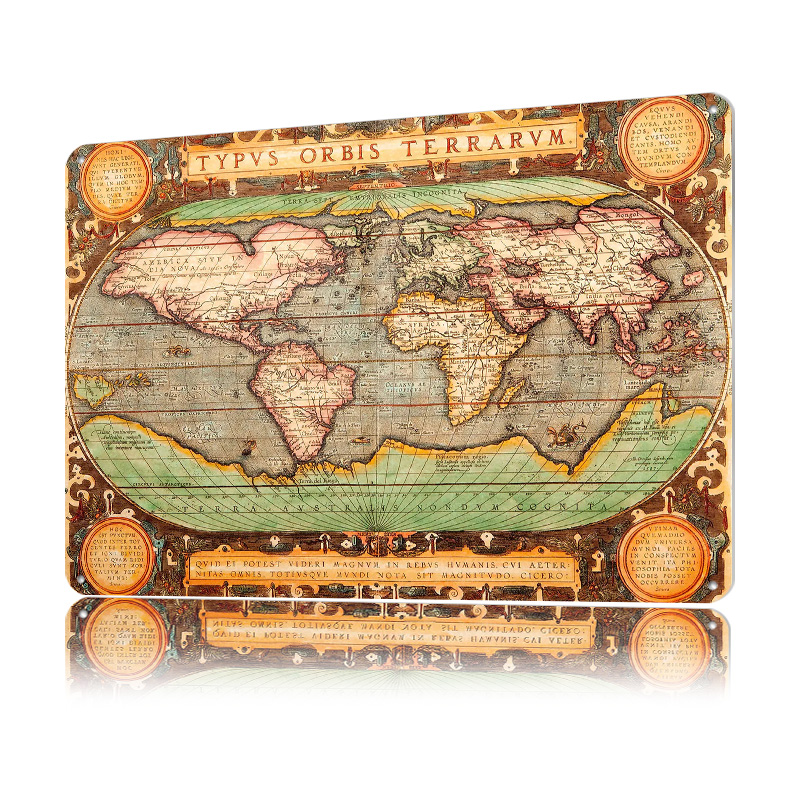Old Map of the World Printed P - огляд і ціна World Of Retro Gaming