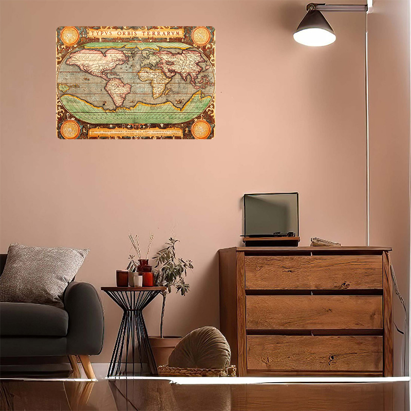 Old Map of the World Printed P - огляд і ціна World Of Retro Gaming