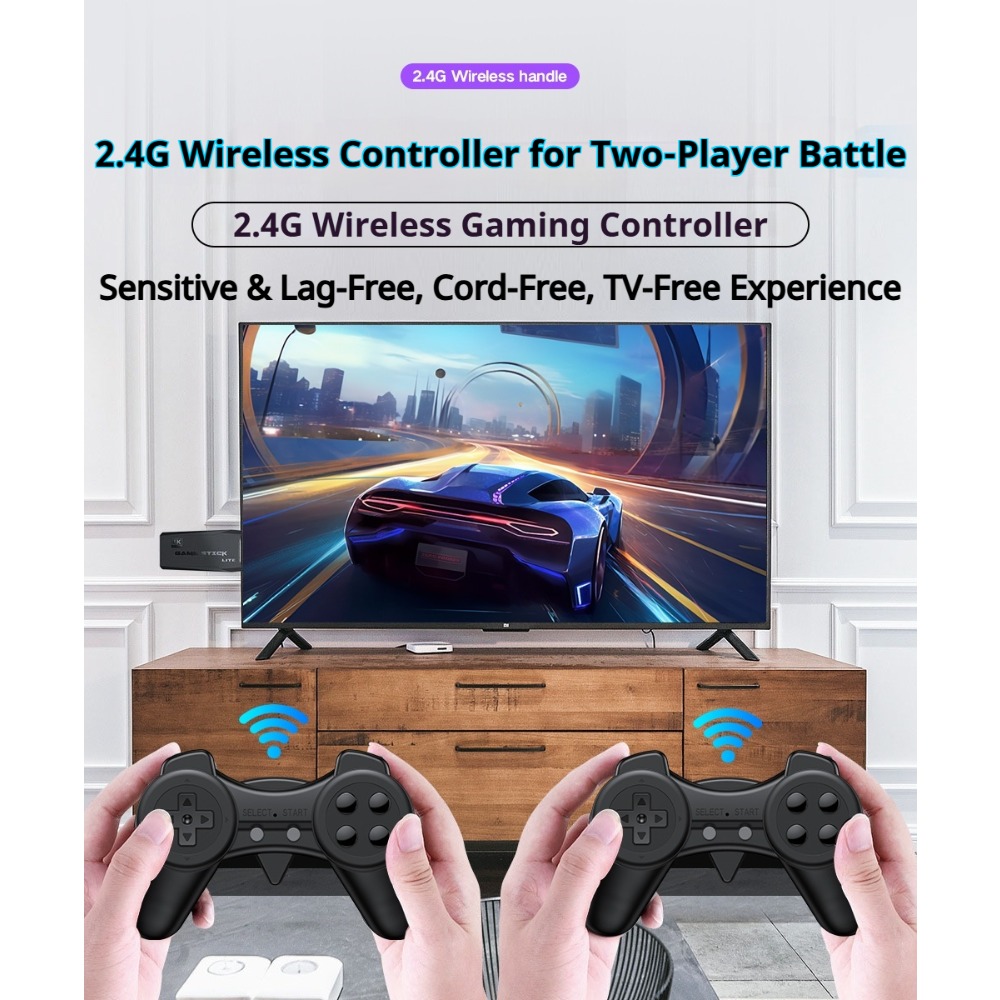Portable 4K Retro Game Stick C - огляд і ціна Retro Gaming Os