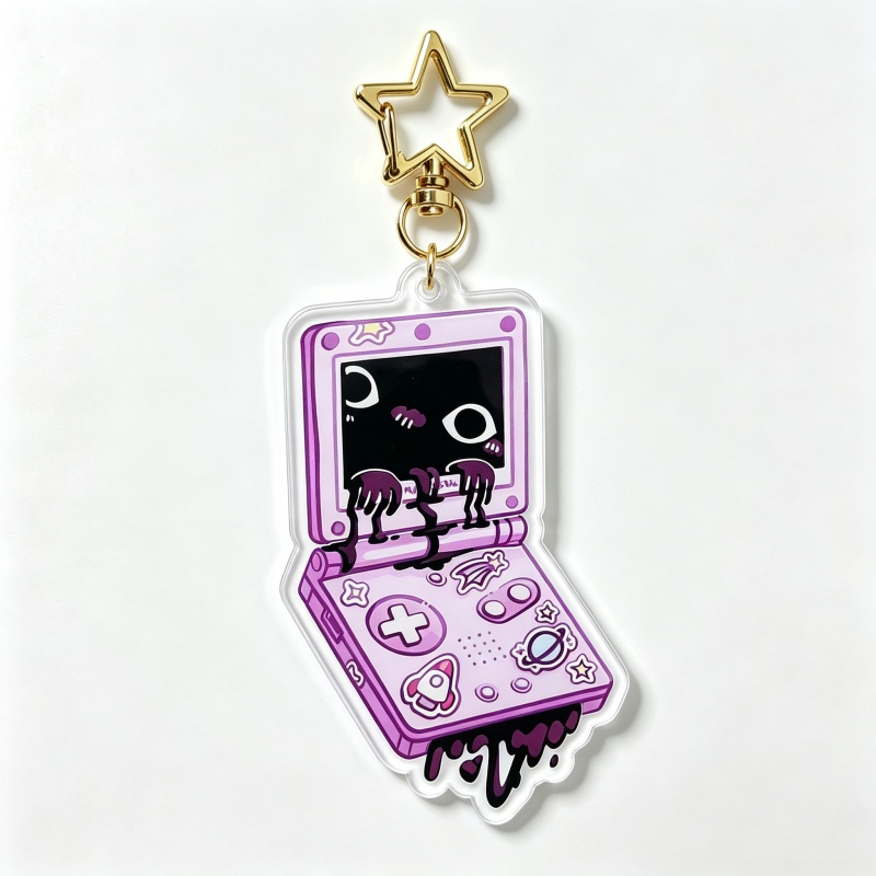 Creepy Game Console Acrylic Ke - огляд і ціна Retro Gaming Keychain