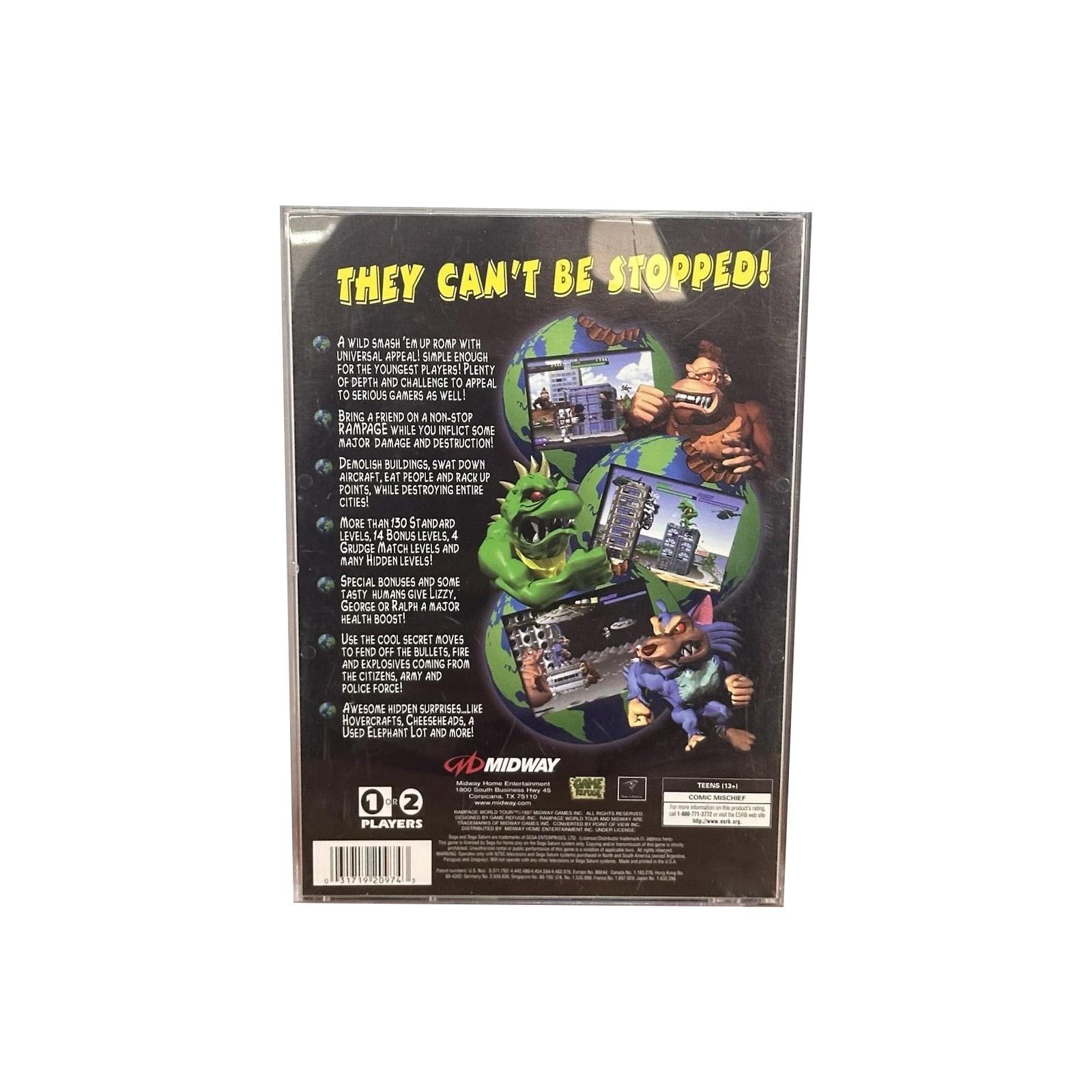 Saturn Copy Disc Game rampage  - огляд і ціна Retro Gaming Fun