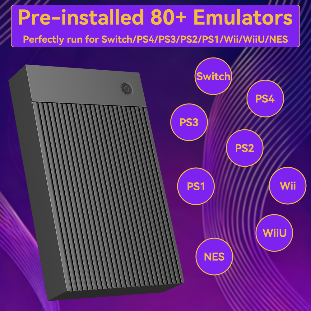 Portable 4TB Gaming HDD with 5 - огляд і ціна Retro Gaming Hdd
