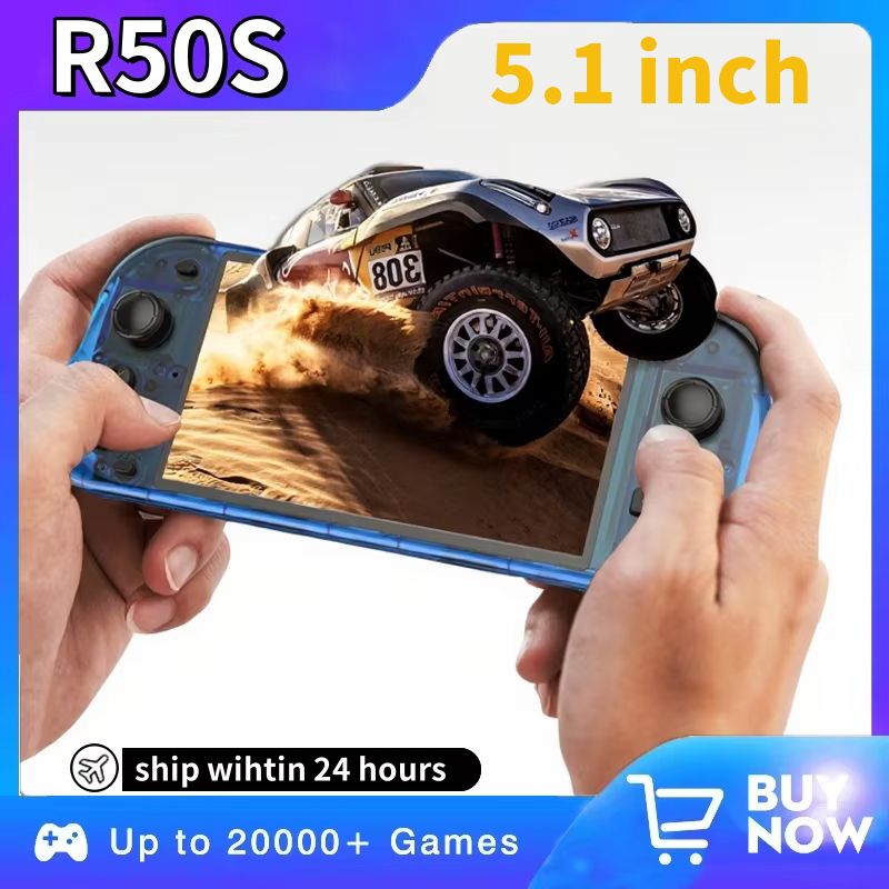 5.1inch New R50S Retro Handhel - огляд і ціна Retro Gaming Images
