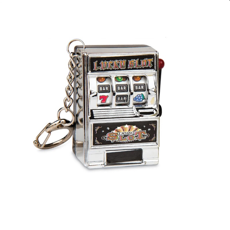 Funny Mini Slot Machine Keycha - огляд і ціна Retro Gaming Keychain
