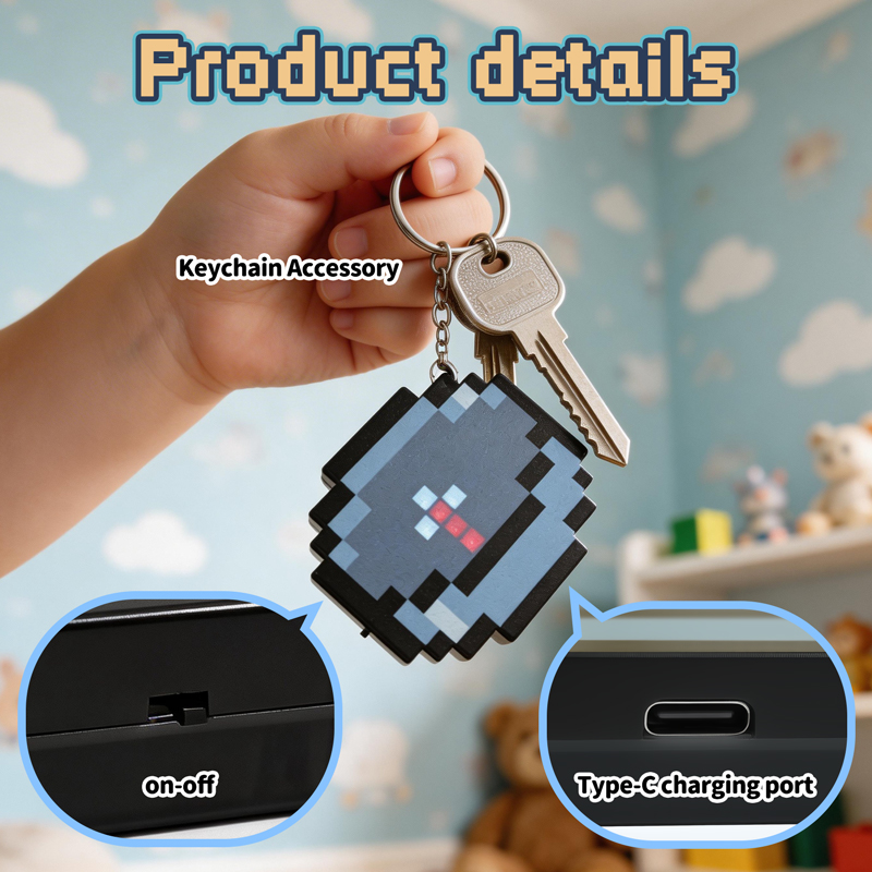 2026 NEW Rechargeable Pixel Co - огляд і ціна Retro Gaming Keychain