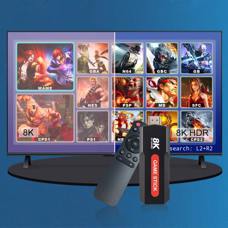 X2 Game Stick HD 4K 8K 3D Cons - огляд і ціна Retro Gaming Os