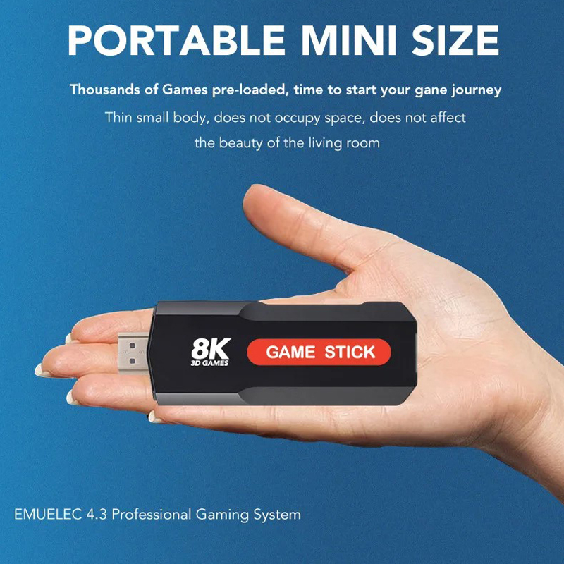 X2 Game Stick HD 4K 8K 3D Cons - огляд і ціна Retro Gaming Os