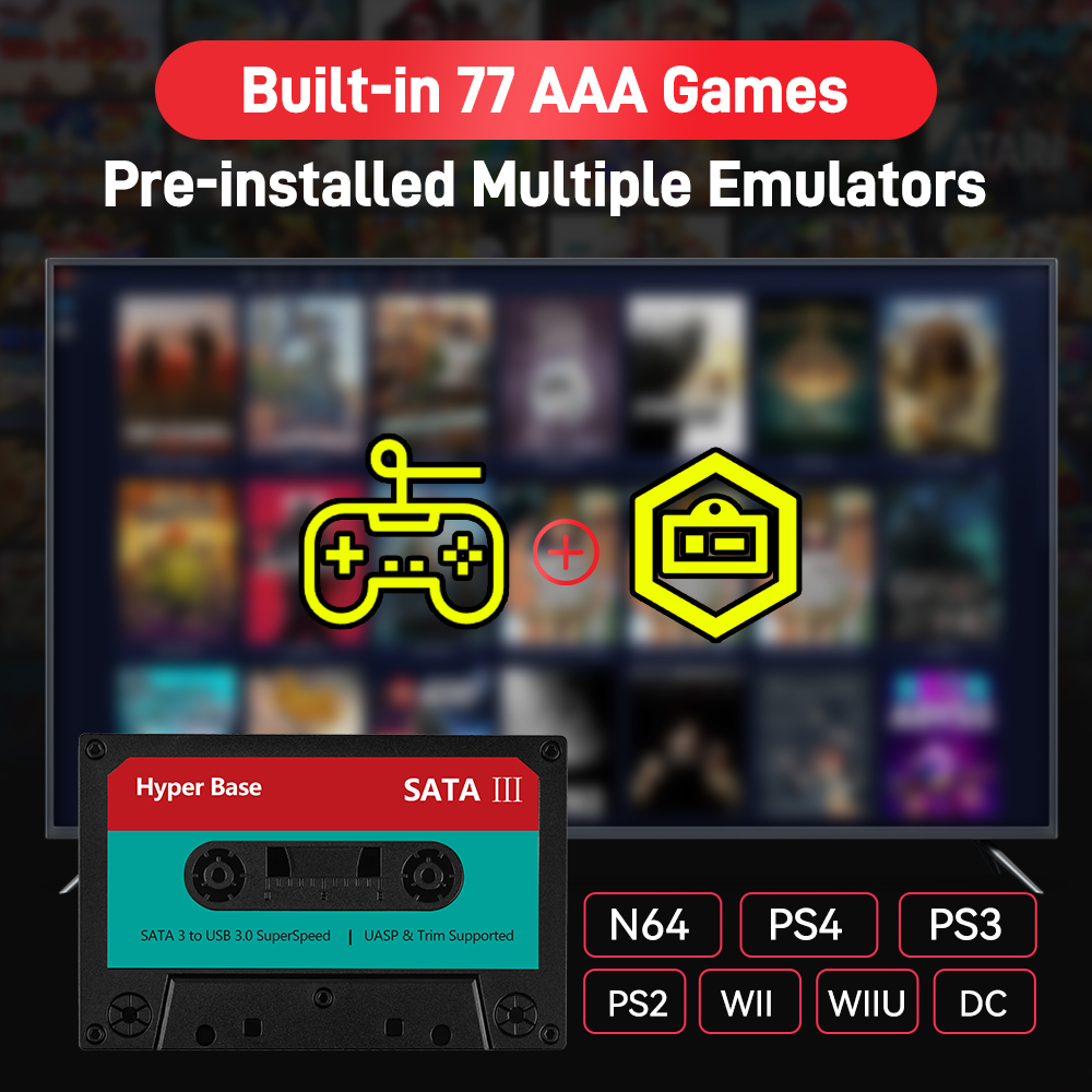 Portable 500G/2T Retro Game Ha - огляд і ціна Retro Gaming Hdd