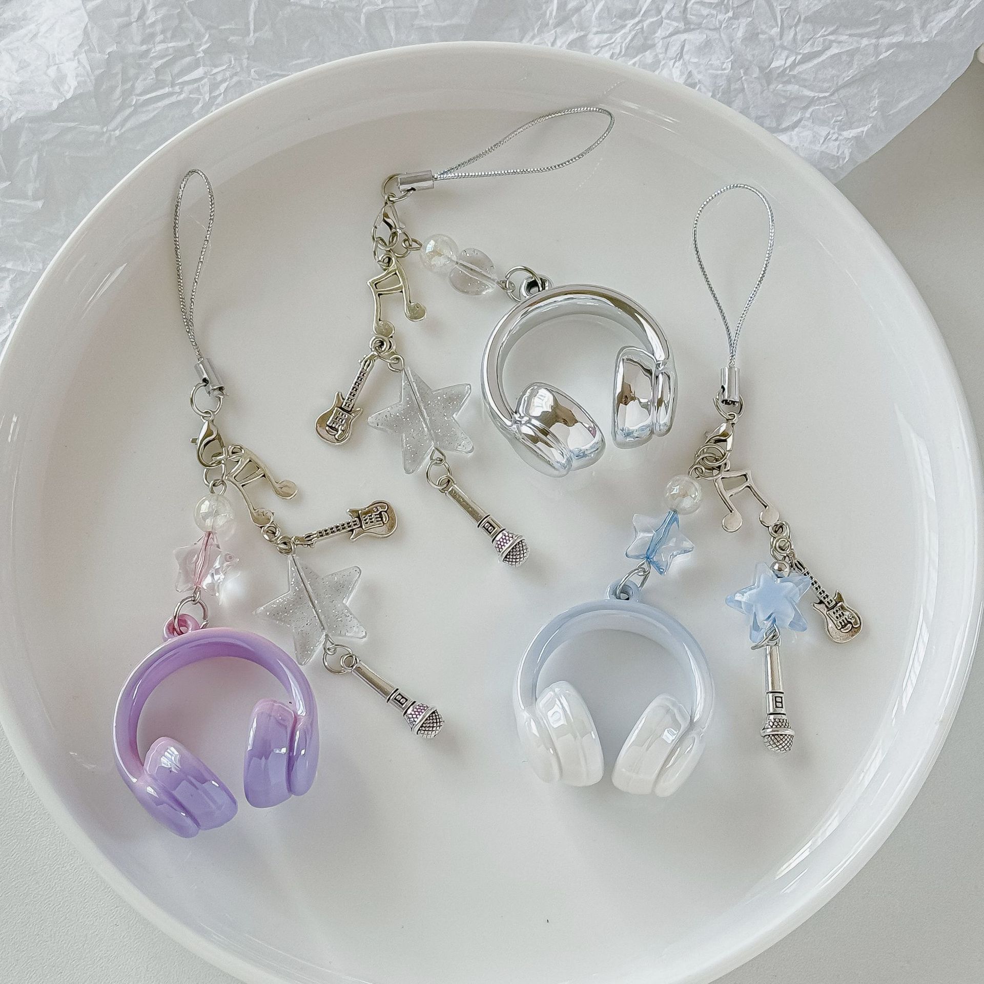Ins Style Music Earphone Beade - огляд і ціна Retro Gaming Keychain