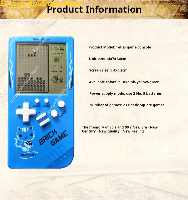 Large Screen Kids Handheld Gam - огляд і ціна Retro Gaming Images