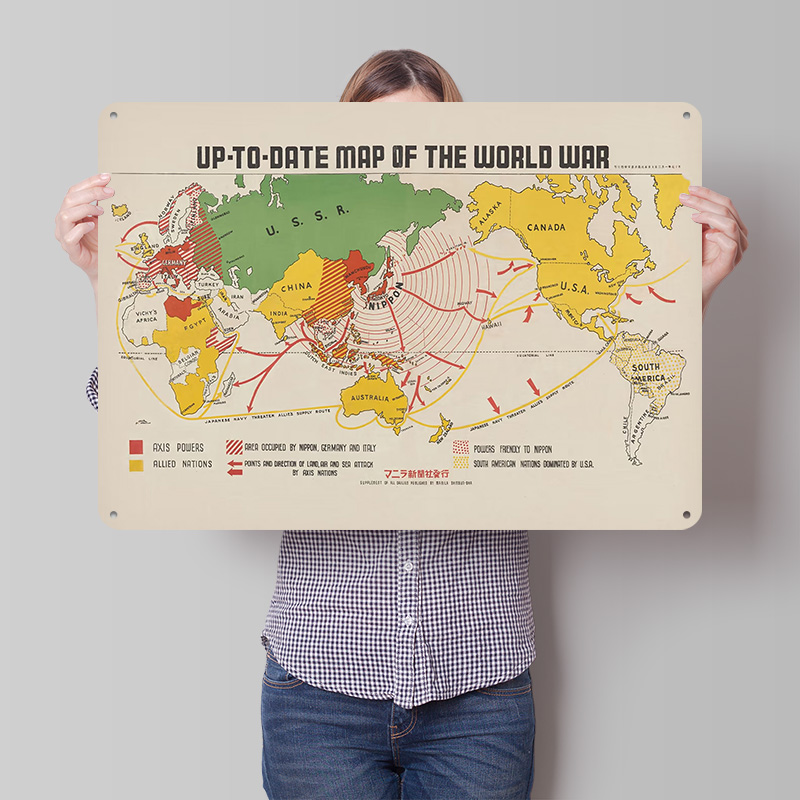 Map Of The World War Personali - огляд і ціна World Of Retro Gaming