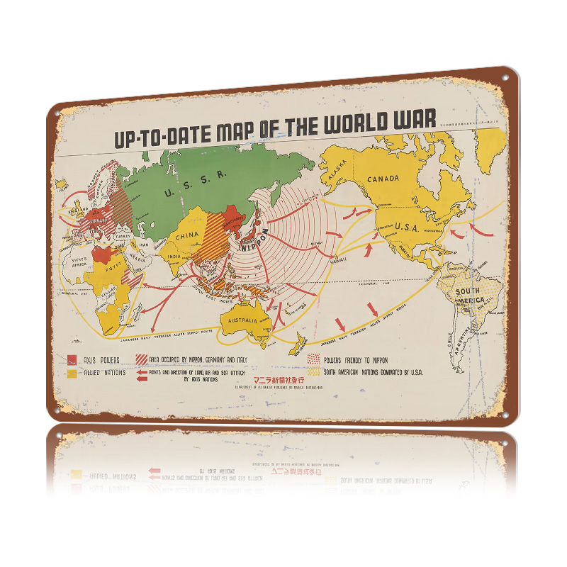 Map Of The World War Personali - огляд і ціна World Of Retro Gaming