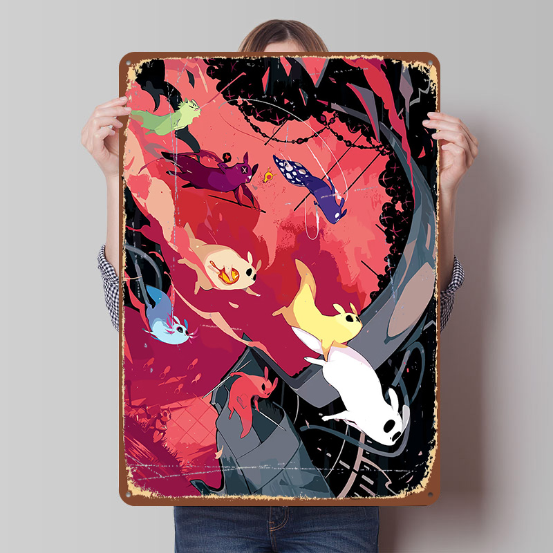 Rain World Metal Poster Custom - огляд і ціна World Of Retro Gaming