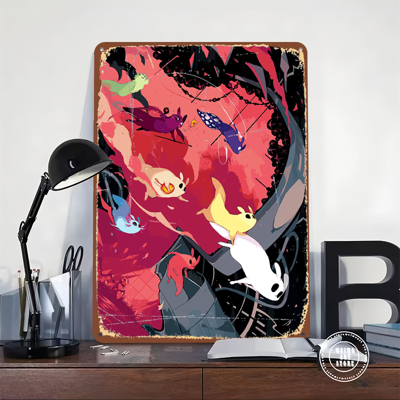 Rain World Metal Poster Custom - огляд і ціна World Of Retro Gaming