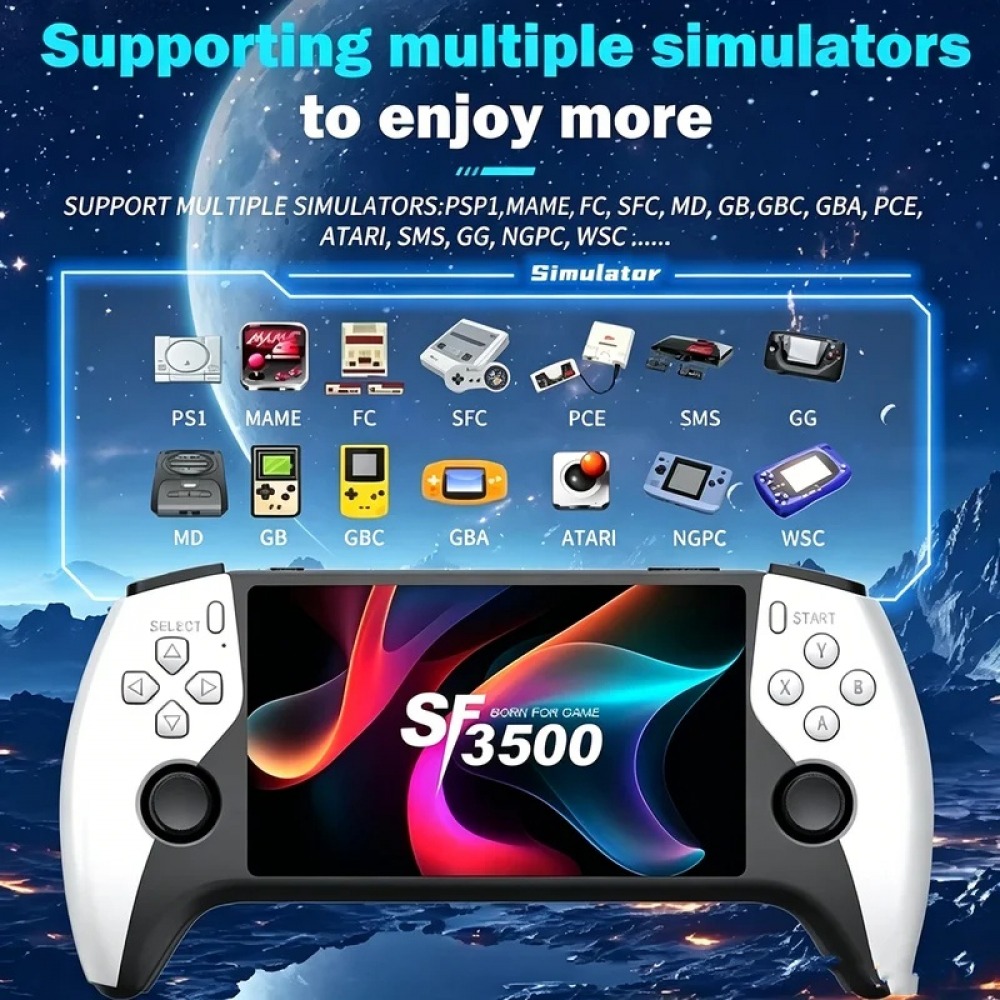 SF3500 5 inch Handheld Game Co - огляд і ціна Retro Gaming Fun