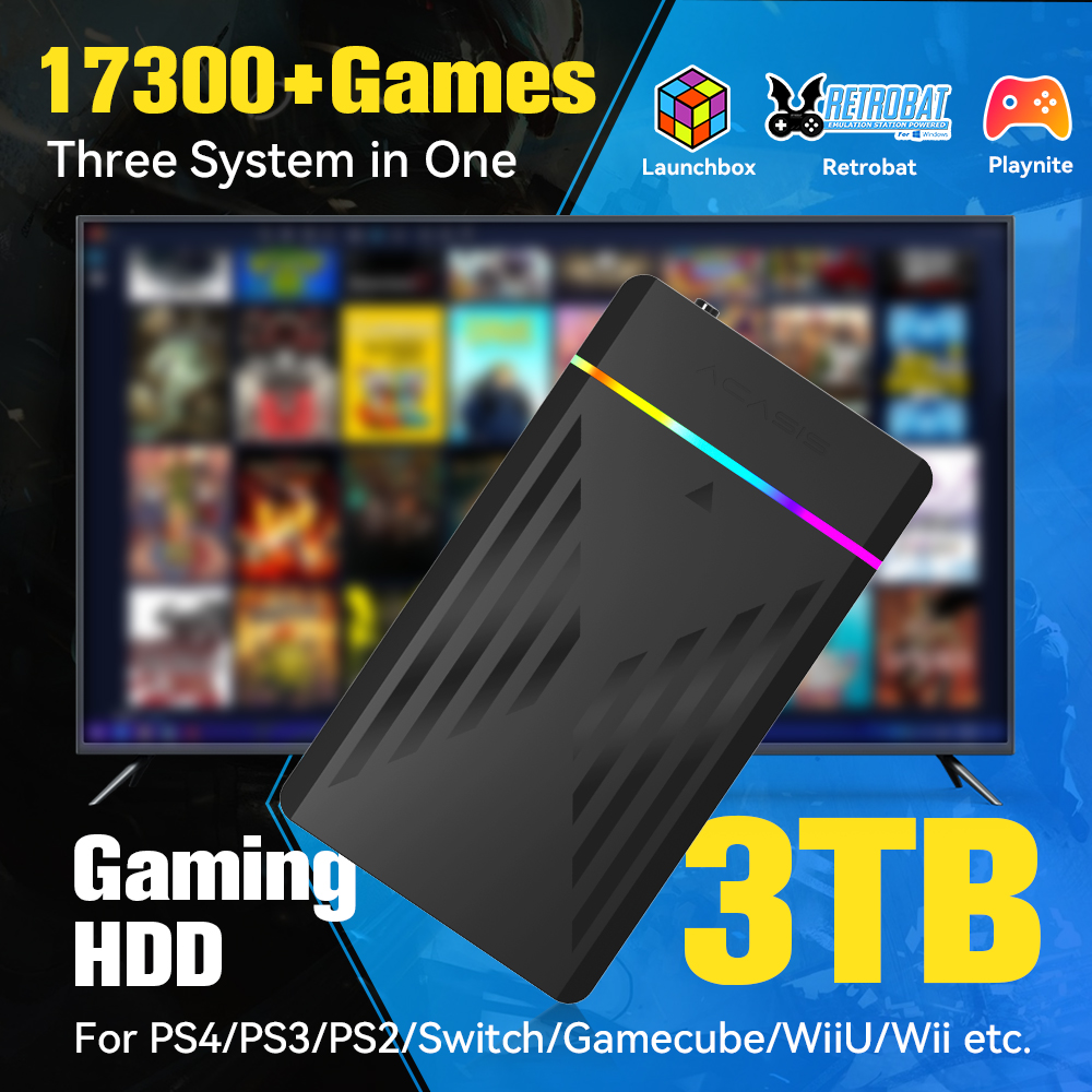 3TB Portable Gaming HDD Launch - огляд і ціна Retro Gaming Hdd